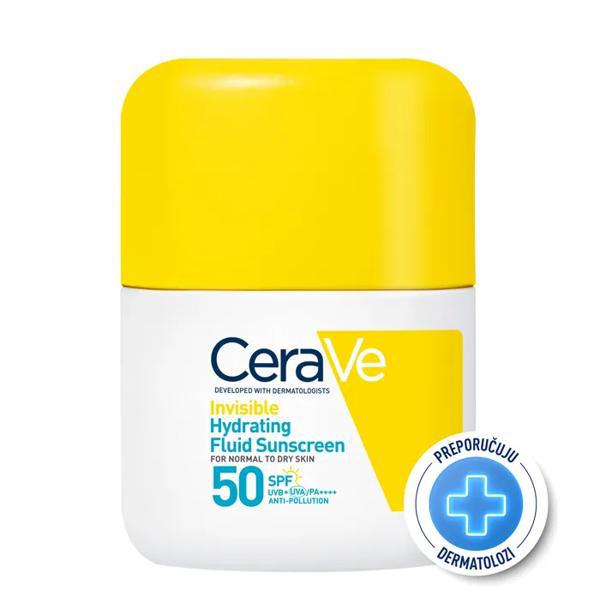 CeraVe Invisible fluid za zaštitu od sunca, SPF 50
